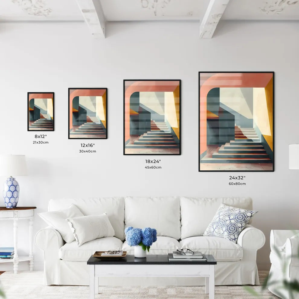 Modern Abstract Staircase Architecture Poste - Kitchen Hangings