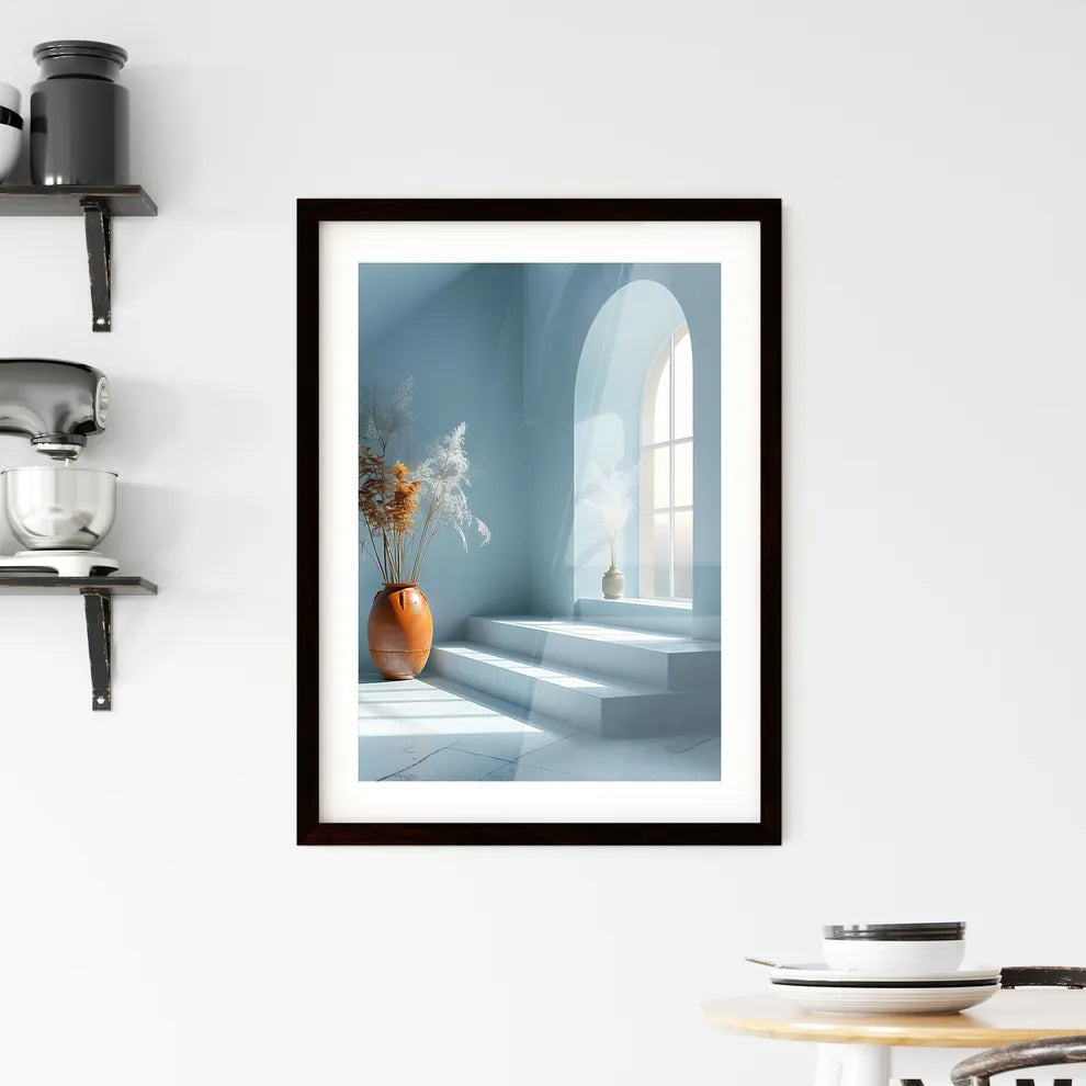 Vibrant Minimalist Canvas Artwork Framed Print