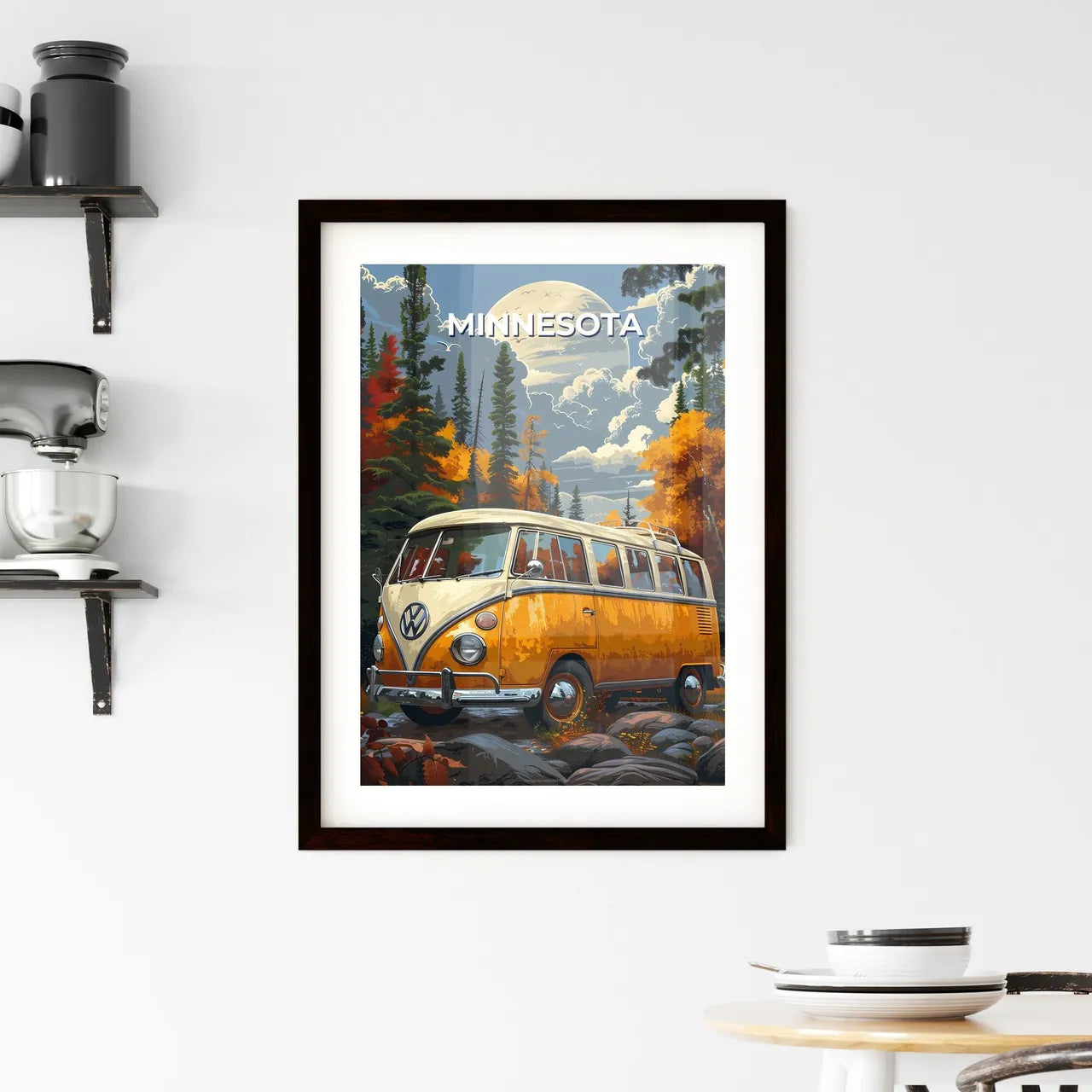 Minnesota Landscape Painting Framed Print