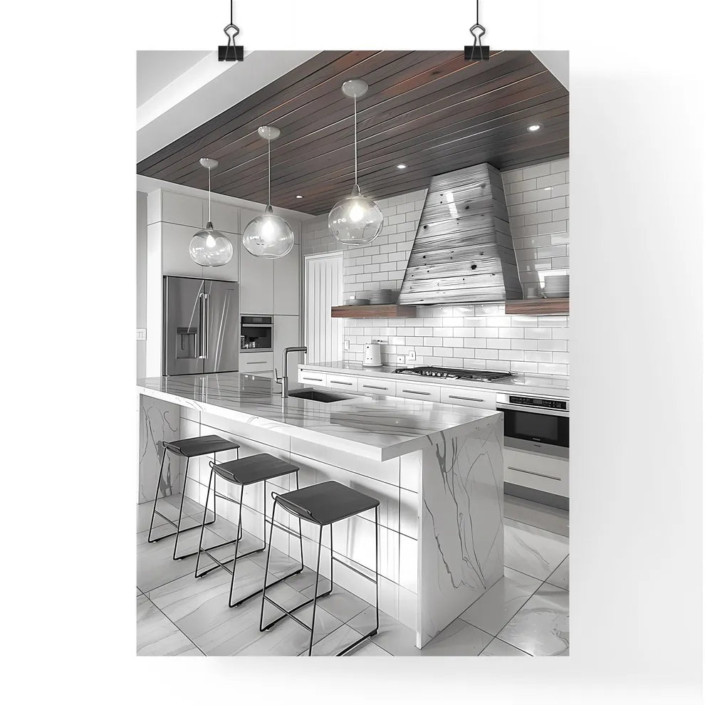 Vibrant Kitchen Scene - Colorful Painting wi Poster