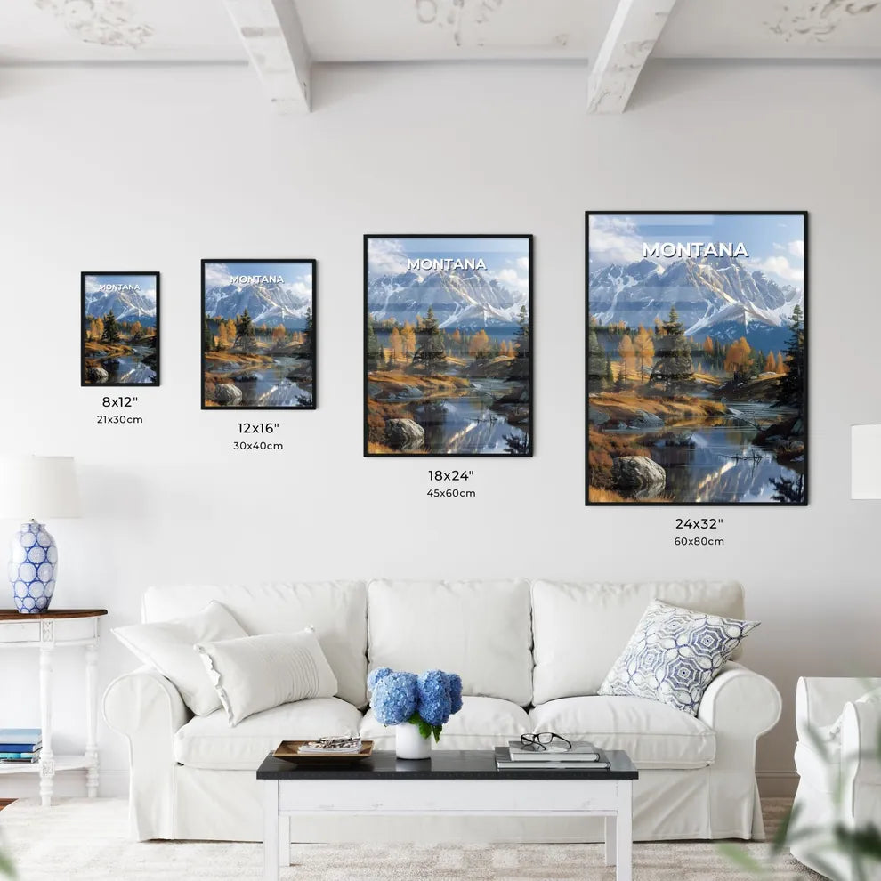 Impressionistic River Landscape in Montana w - Kitchen Hangings