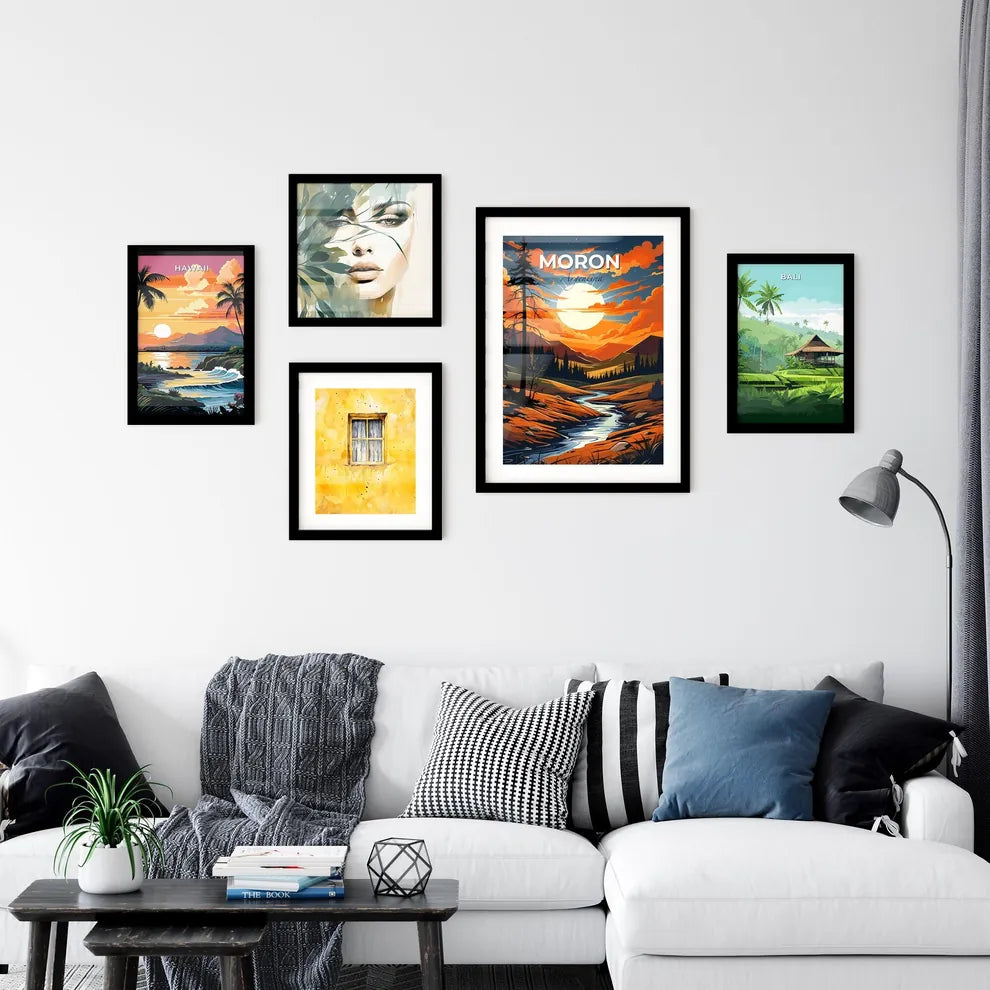 Argentina Valle Moron River Skyline Panorama Acrylic Artwork Default Title
