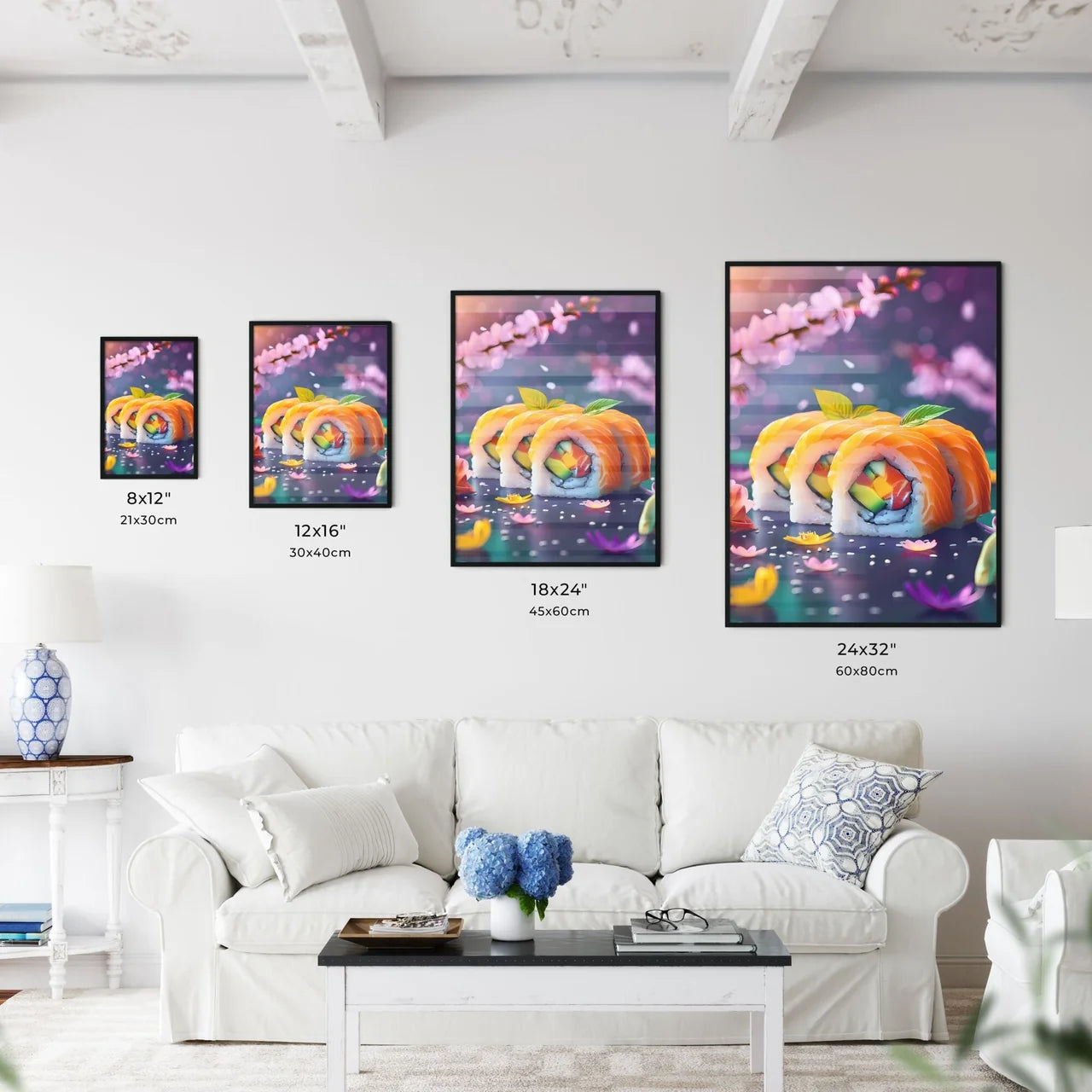 Sushi Rolls Art - Kitchen Hangings