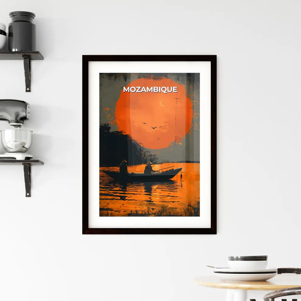 Vibrant Painting of Mozambique Framed Print