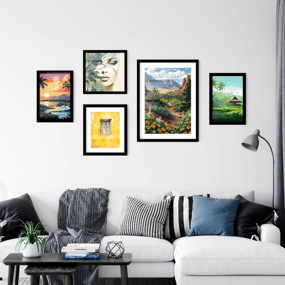 Vibrant Landscape Painting Wall Art