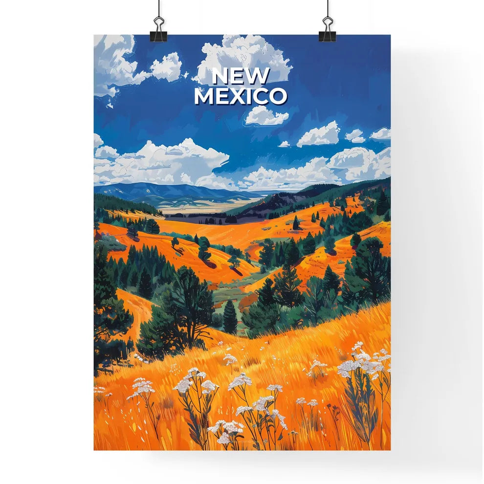 Art Nouveau Landscape Poster