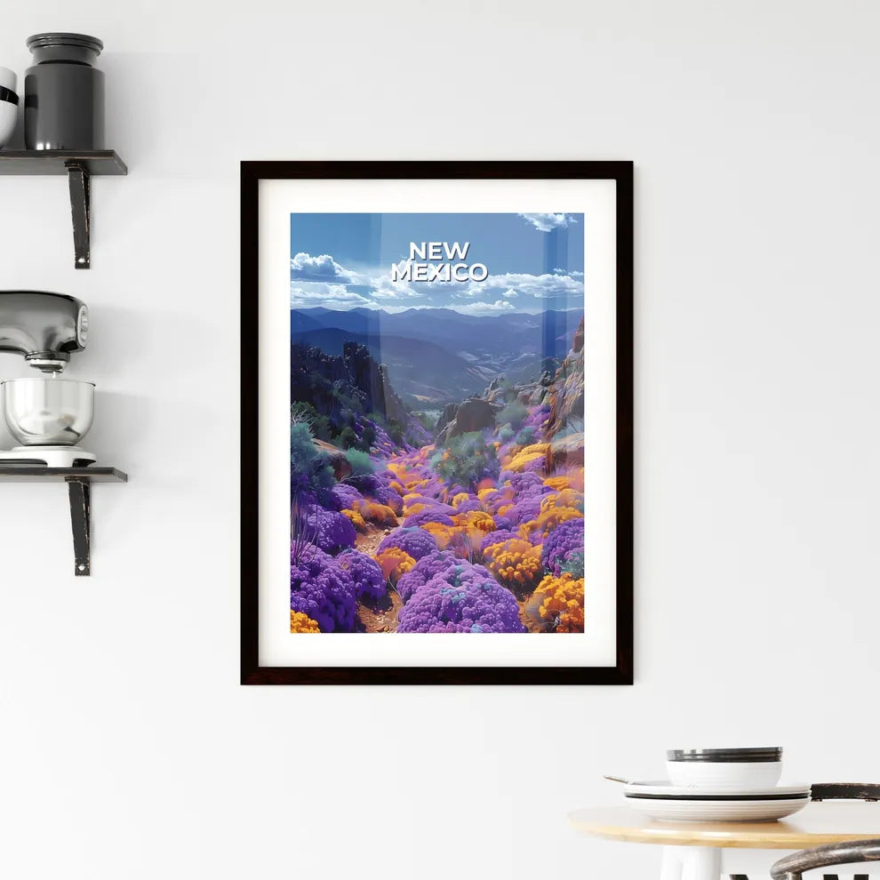 Vibrant Artistic Impression o Framed Print