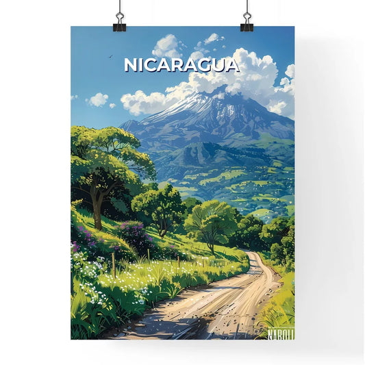 Artistic Landscape Painting of Nicaragua Poster
