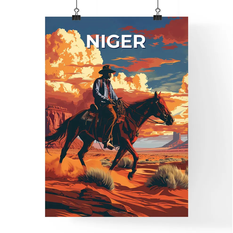 Vibrant African Art: Equine R Poster