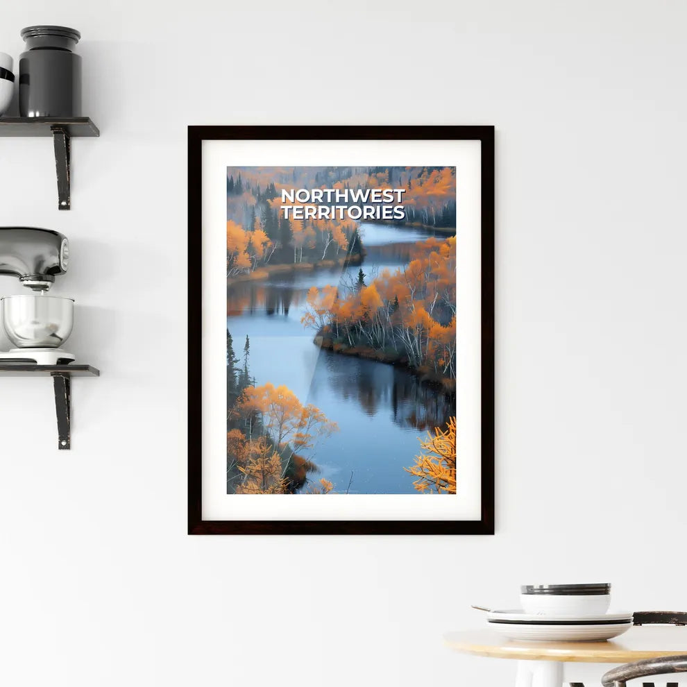River in the Northwest Territories of Canada Framed Print
