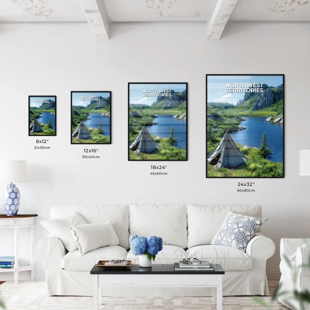 Vibrant Oil Painting Northwest Territories C - Kitchen Hangings