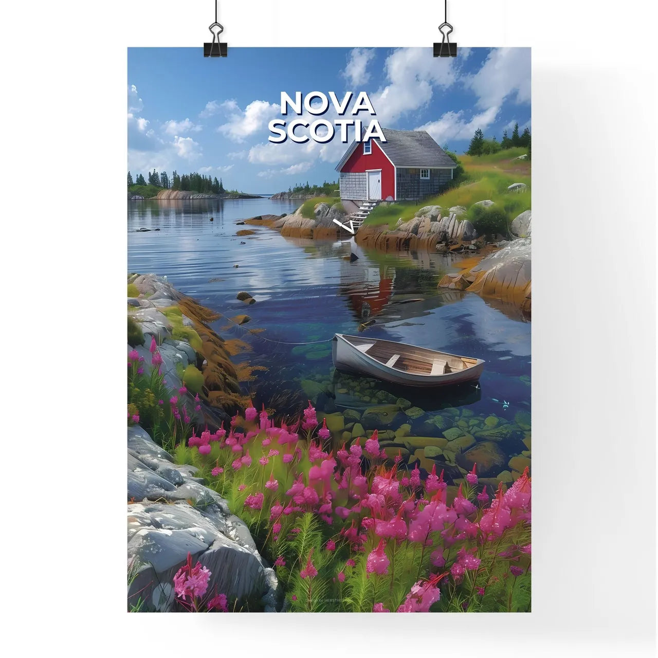 Stunning Artwork Depicting Nova Scotia Poster