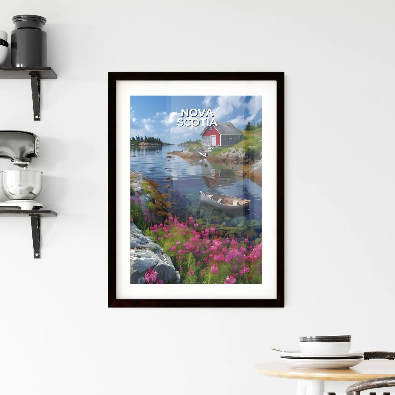 Stunning Artwork Depicting Nova Scotia Framed Print