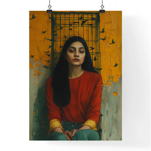 Colorful Painting of Incarcerated Pakistani  Poster