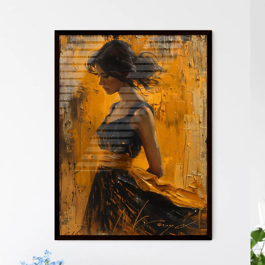 Art Deco Era Oil Painting - Framed Art Print