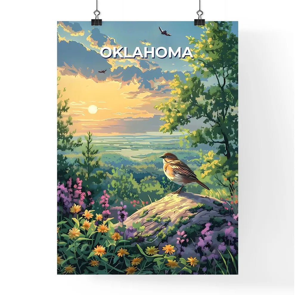 Oklahoma City Flower Garden B Poster
