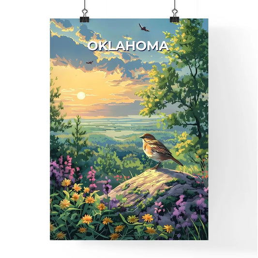 Oklahoma City Flower Garden B Poster
