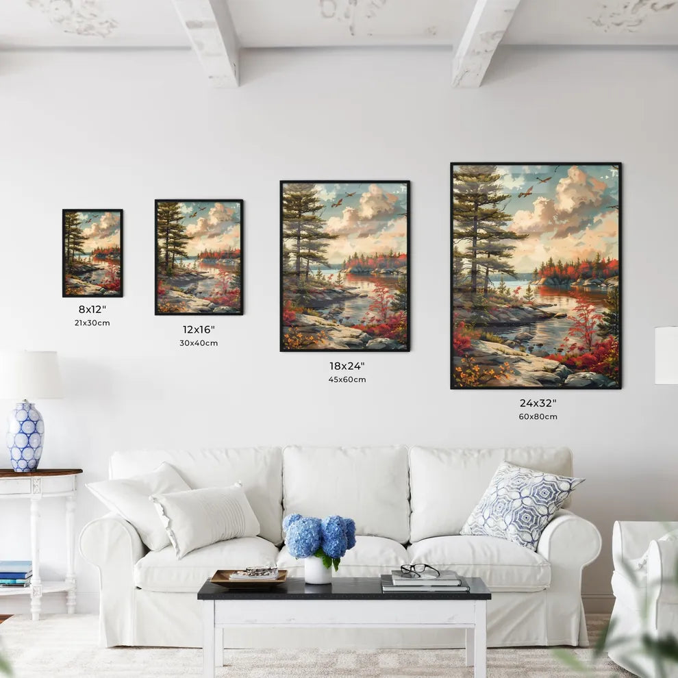 Vibrant Landscape Painting - Kitchen Hangings