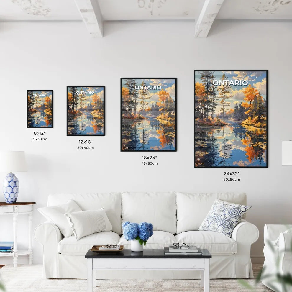 Ontario River Art - Vibrant Colorful Landsca - Kitchen Hangings