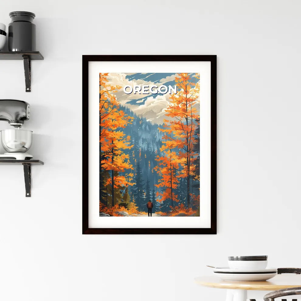Stunning Artistic Rendering of a Serene Fore Framed Print