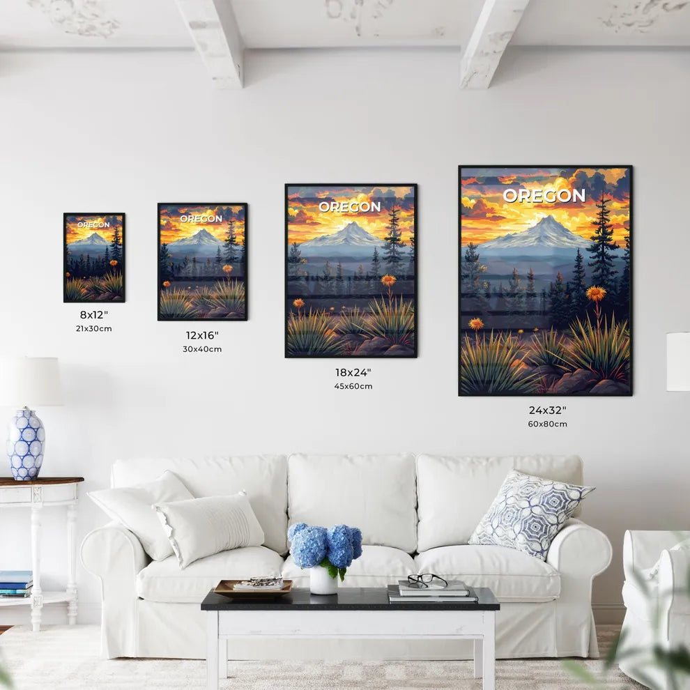 Vibrant Mountain Art - Kitchen Hangings