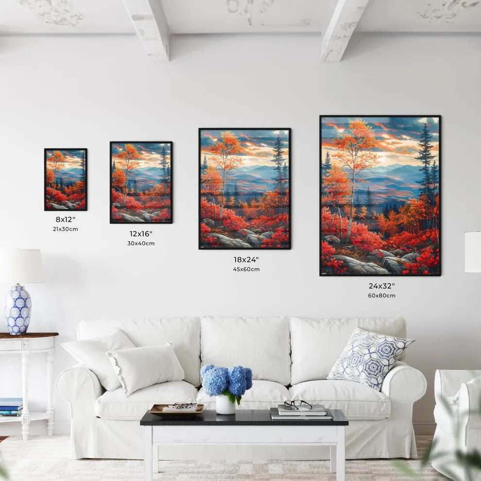 Vibrant Oregon Landscape Painting Depicting  - Kitchen Hangings