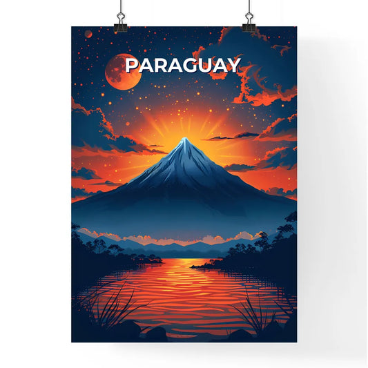 Vibrant South American Painting Depicting Mo Poster