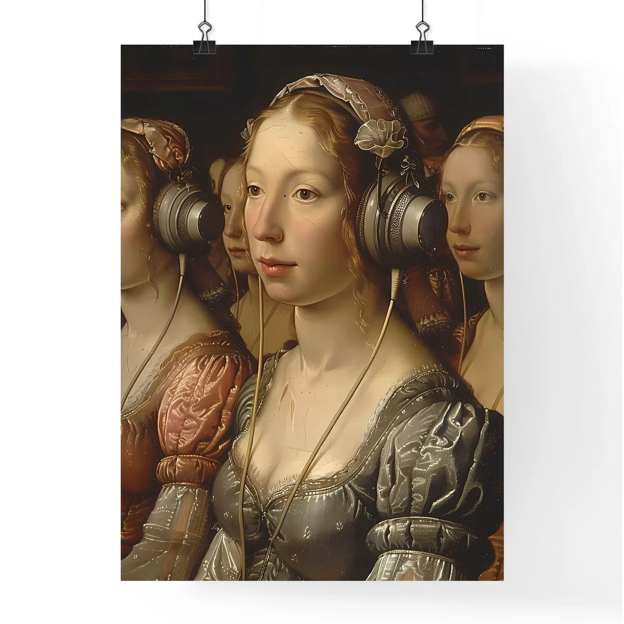 Renaissance Music Painting Poster