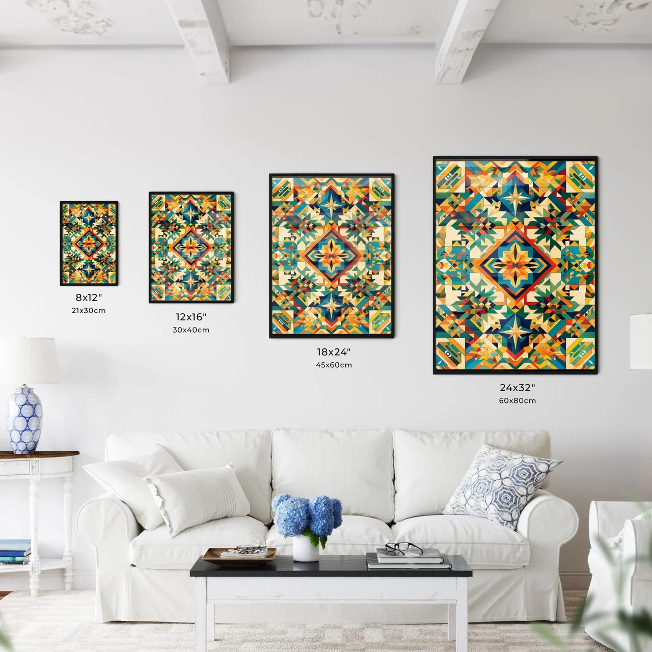 Colorful 3D Painting of Traditional Philippi - Kitchen Hangings