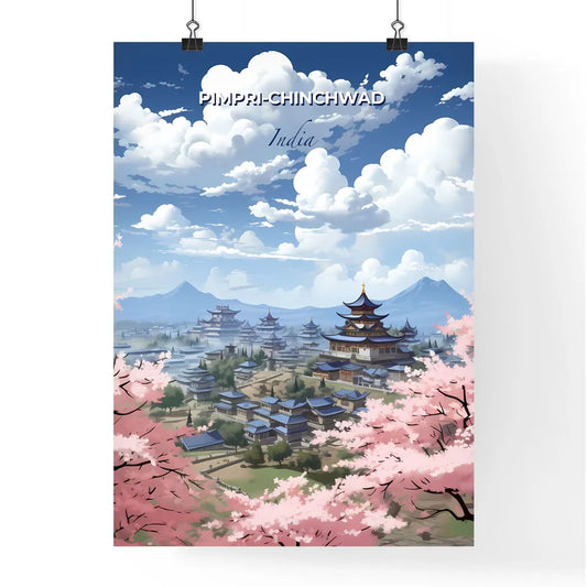 Pimpri-Chinchwad India Skyline Vibrant Art Painting City Buildings Landscape Colorful Landscape Default Title