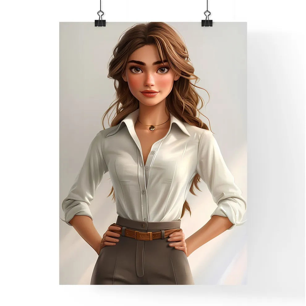 Fashionable 1920s female character in Pixar- Poster