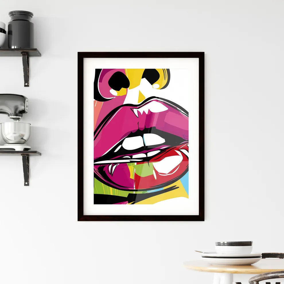 Modern Pop Art - Vibrant Framed Print
