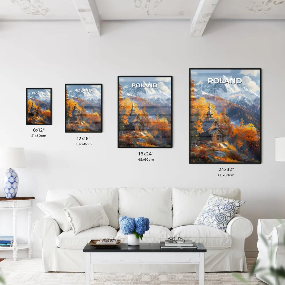 Captivating Artistic Cabin Surrounded by Serene Mountainscape in Poland, Europe Size Chart
