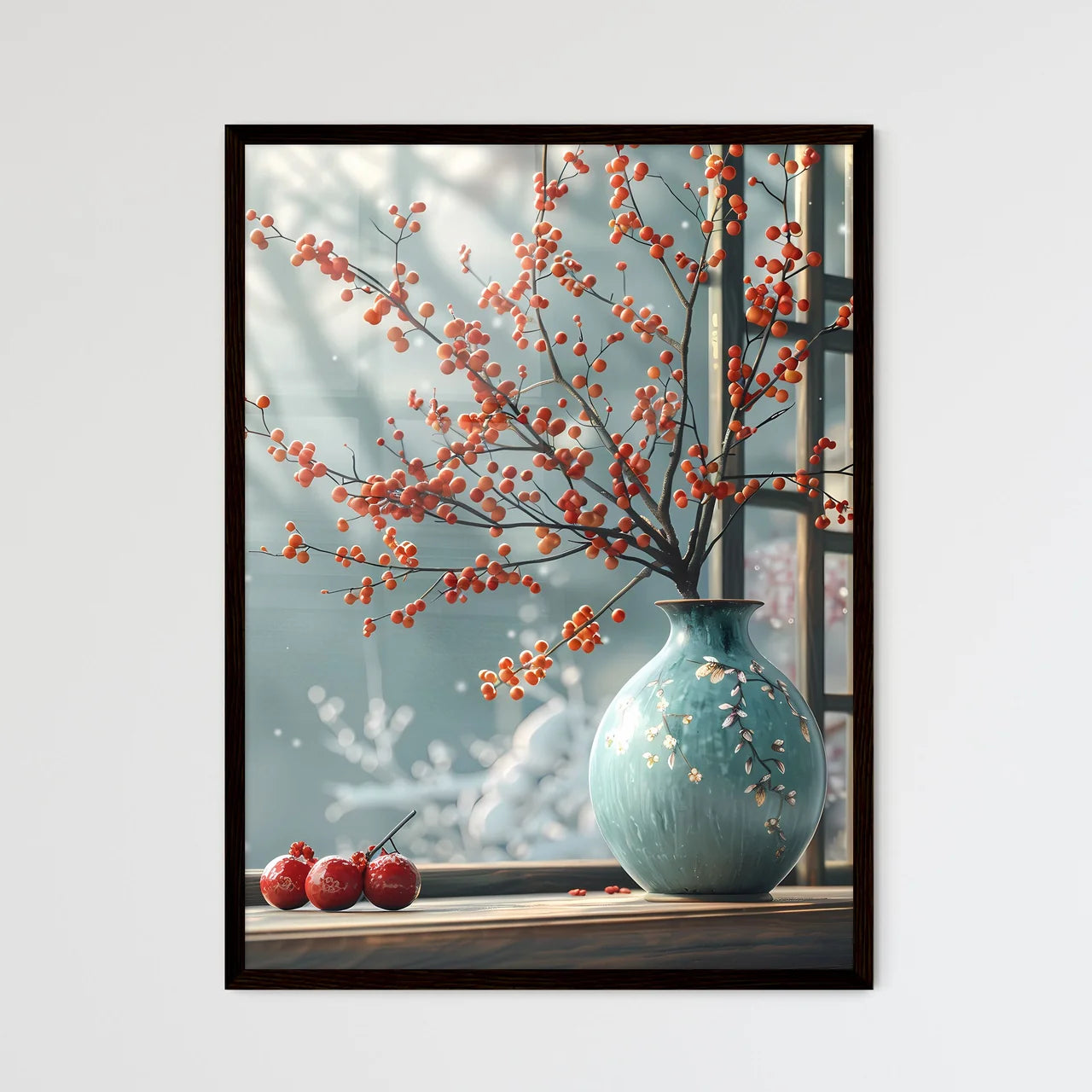 Spring Breath in a Vase - Framed Art Print
