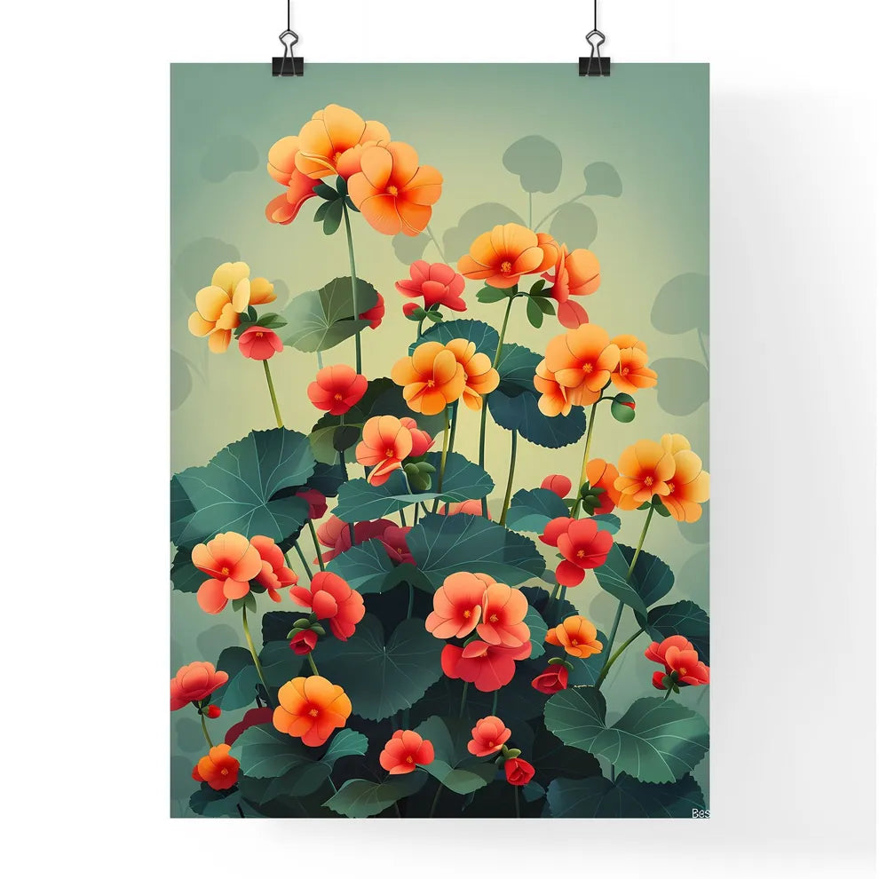 Vibrant Floral Masterpiece Poster
