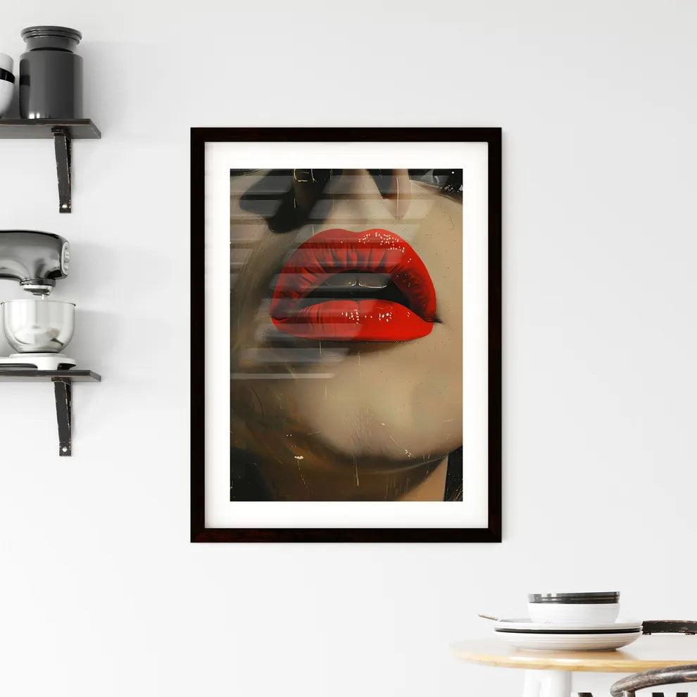 Boldly illustrating class divisions Framed Print