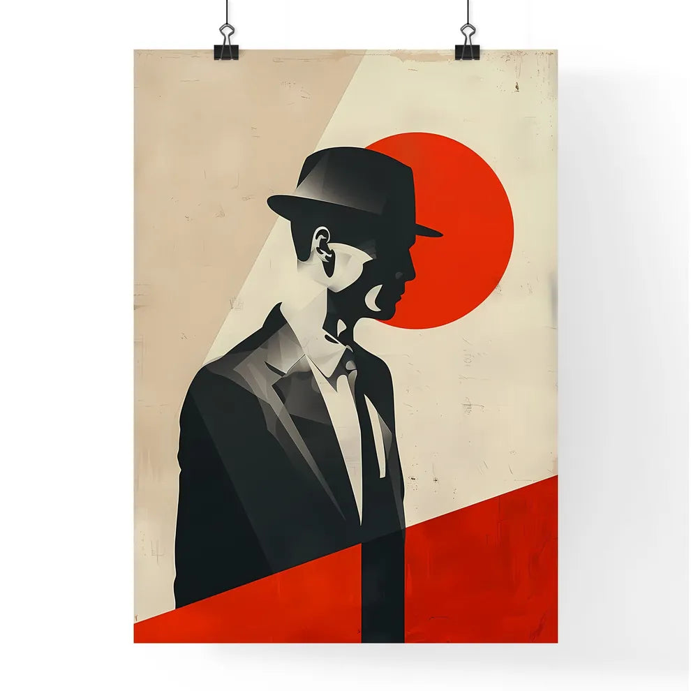 Bauhaus Style Modernism Painting Print Man S Poster