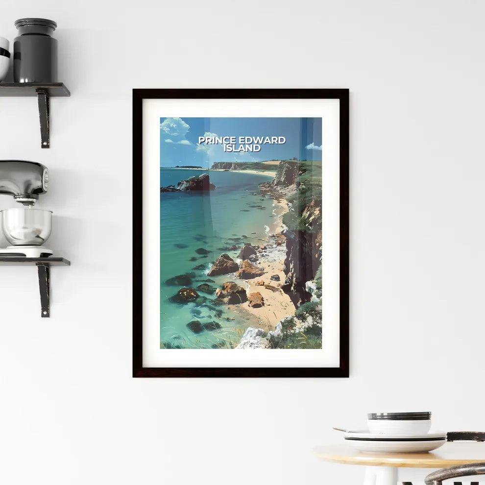 Vibrant Art of Rocky Prince Edward Island Be Framed Print