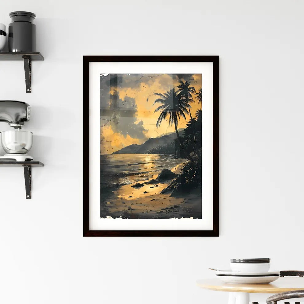 Printable template label with Mozambique vin Framed Print