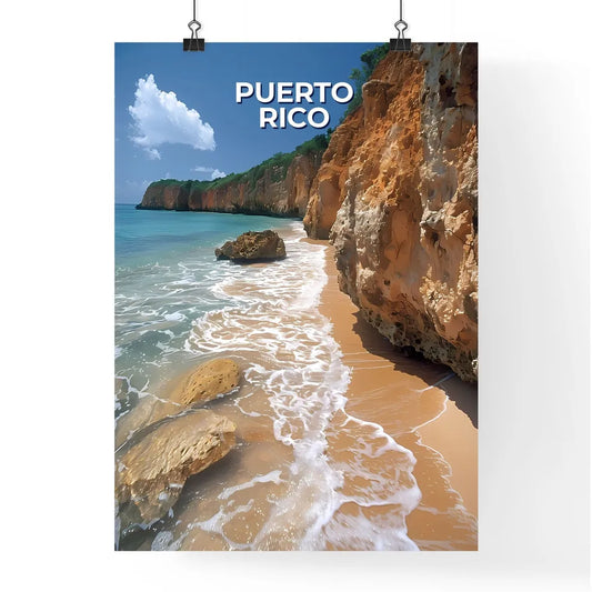 Vibrant Beach Painting Poster