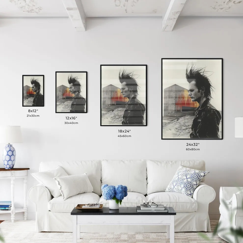 Vibrant Postcard Depicting Brutalism Archite - Kitchen Hangings