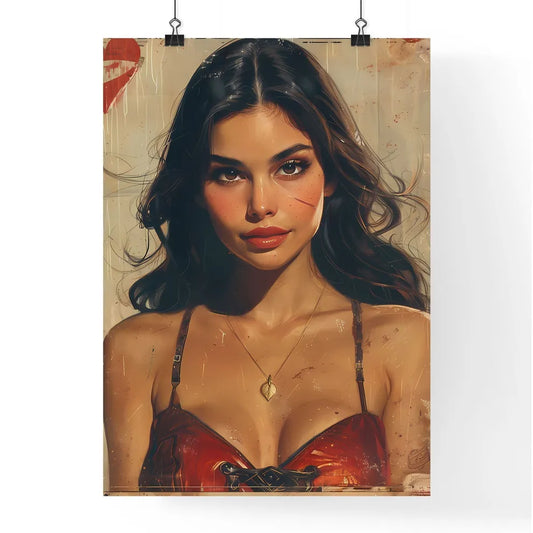 Marvel-Inspired Queen of Hearts Poker Card R Poster