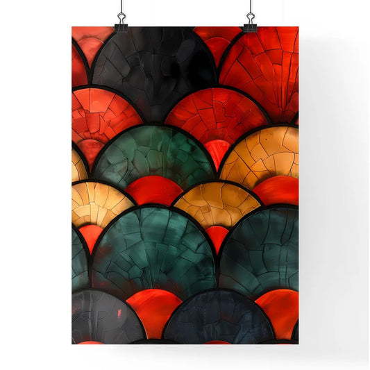 Vibrant Art Deco Pattern Poster