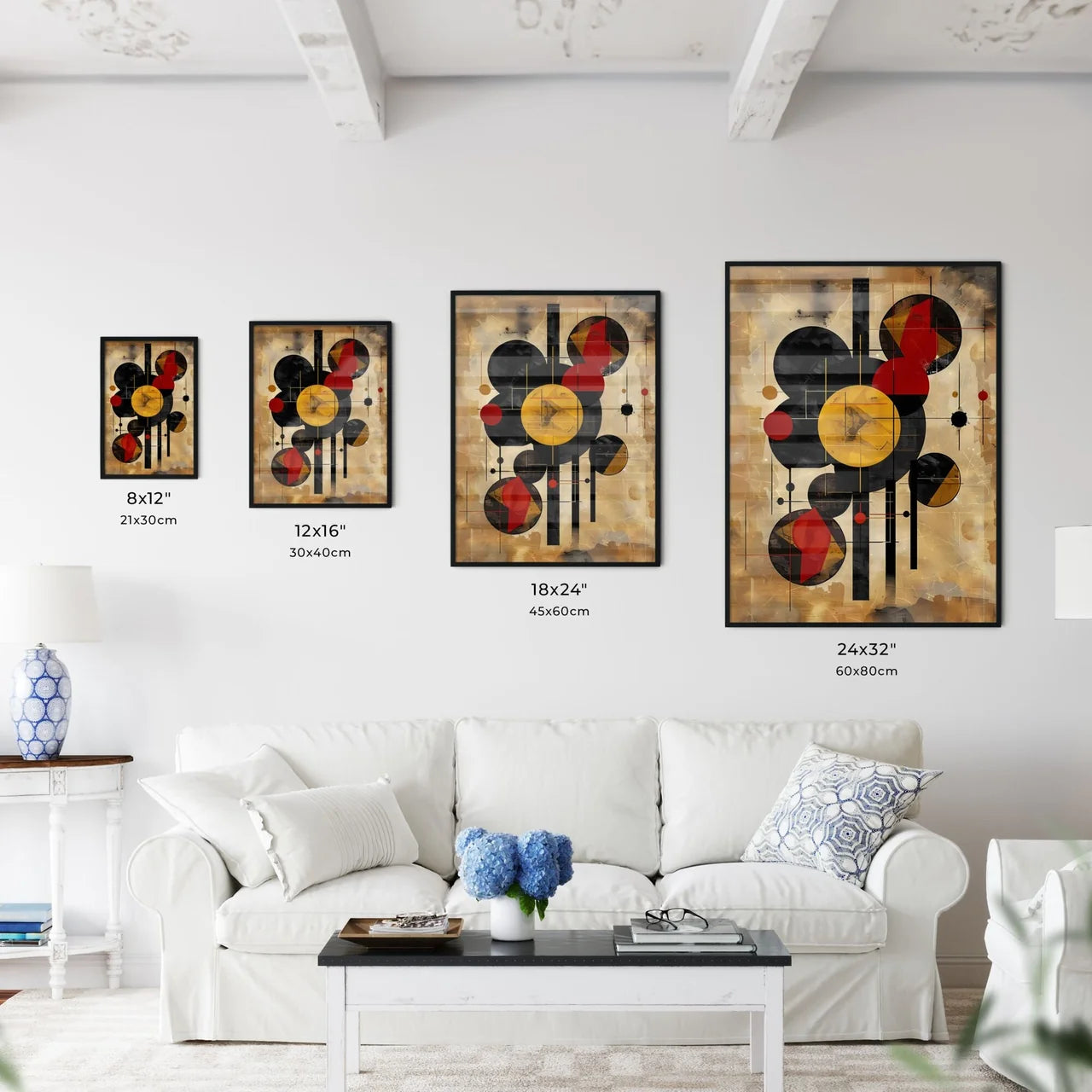 Vibrant Retrofuturist Painting - Kitchen Hangings