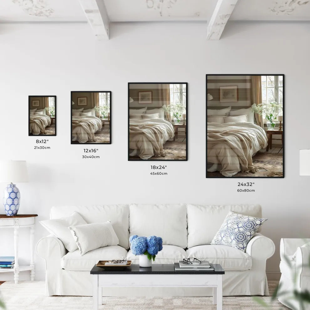 Minimalist Bedroom Decor with Vibrant Painti - Kitchen Hangings