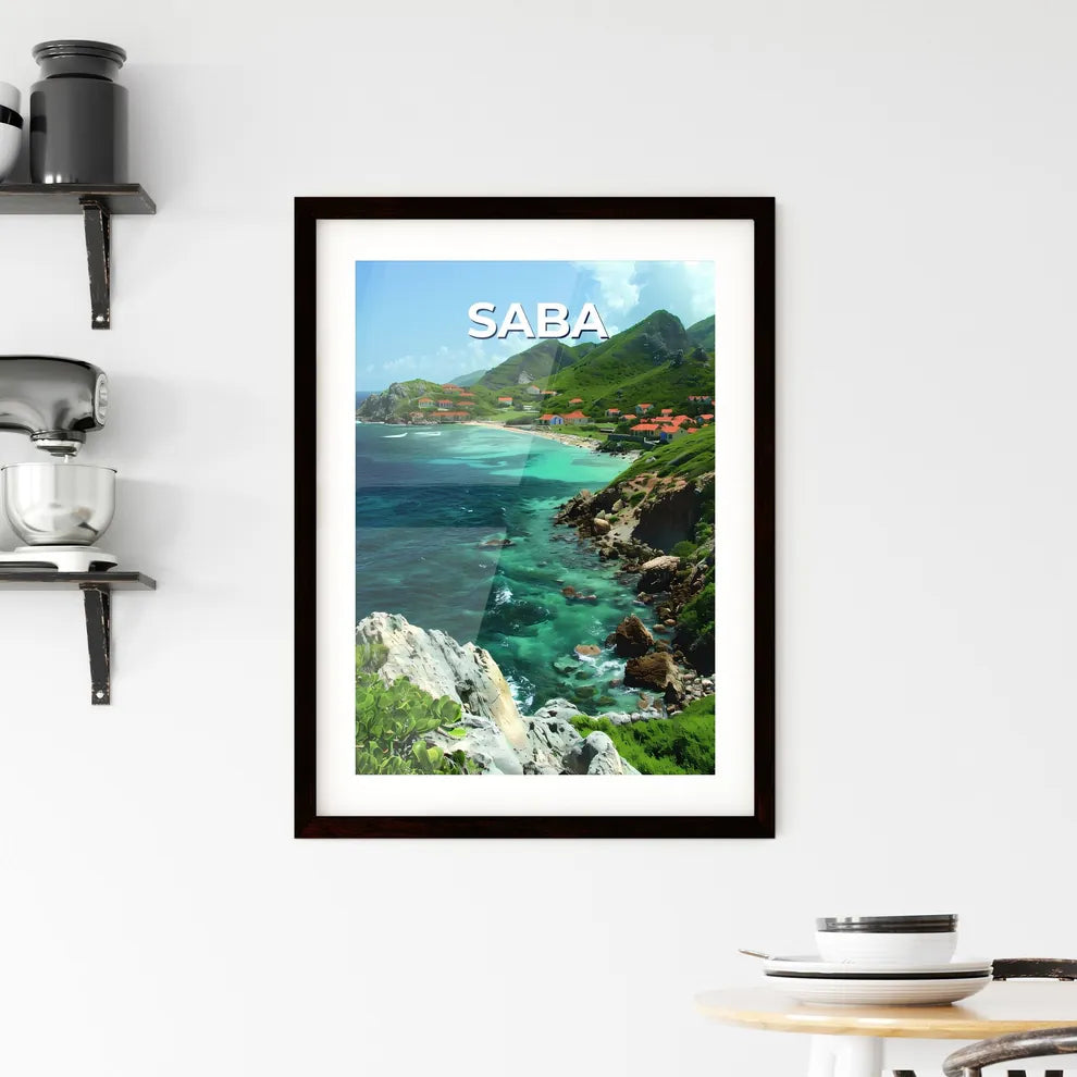 Vibrant Beach Art Framed Print