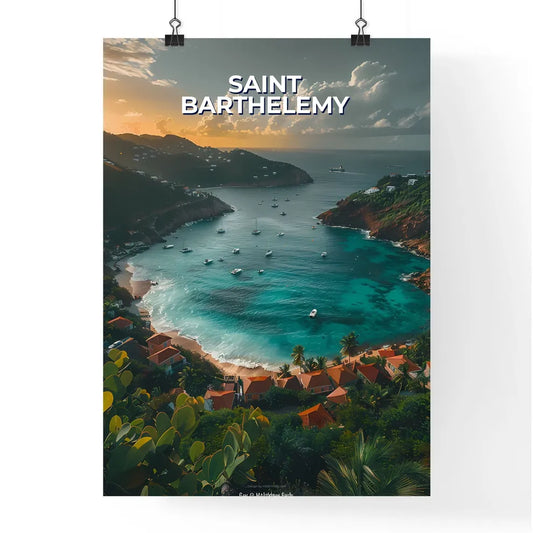Vibrant Bay Painting Poster