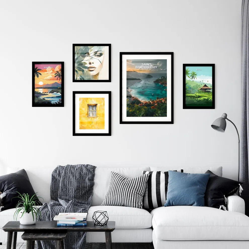 Vibrant Bay Painting Wall Art