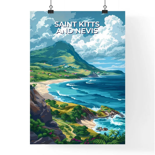 Beachfront Impressionist Painting Poster
