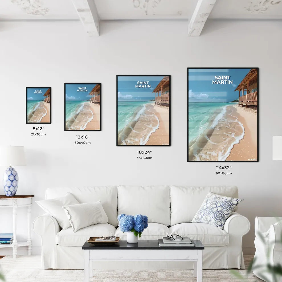 Vibrant Caribbean House Painting - Kitchen Hangings